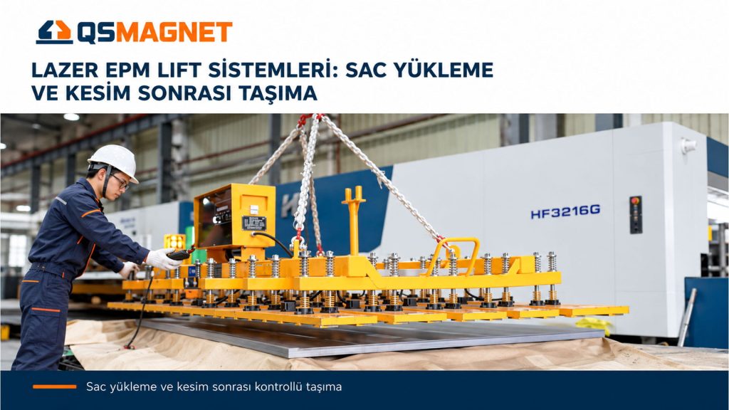 Lazer EPM Lift Sistemleri: Sac Yükleme ve Kesim Sonrası Taşıma
