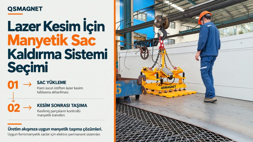 Lazer Kesim İçin Manyetik Sac Kaldırma Sistemi Seçimi
